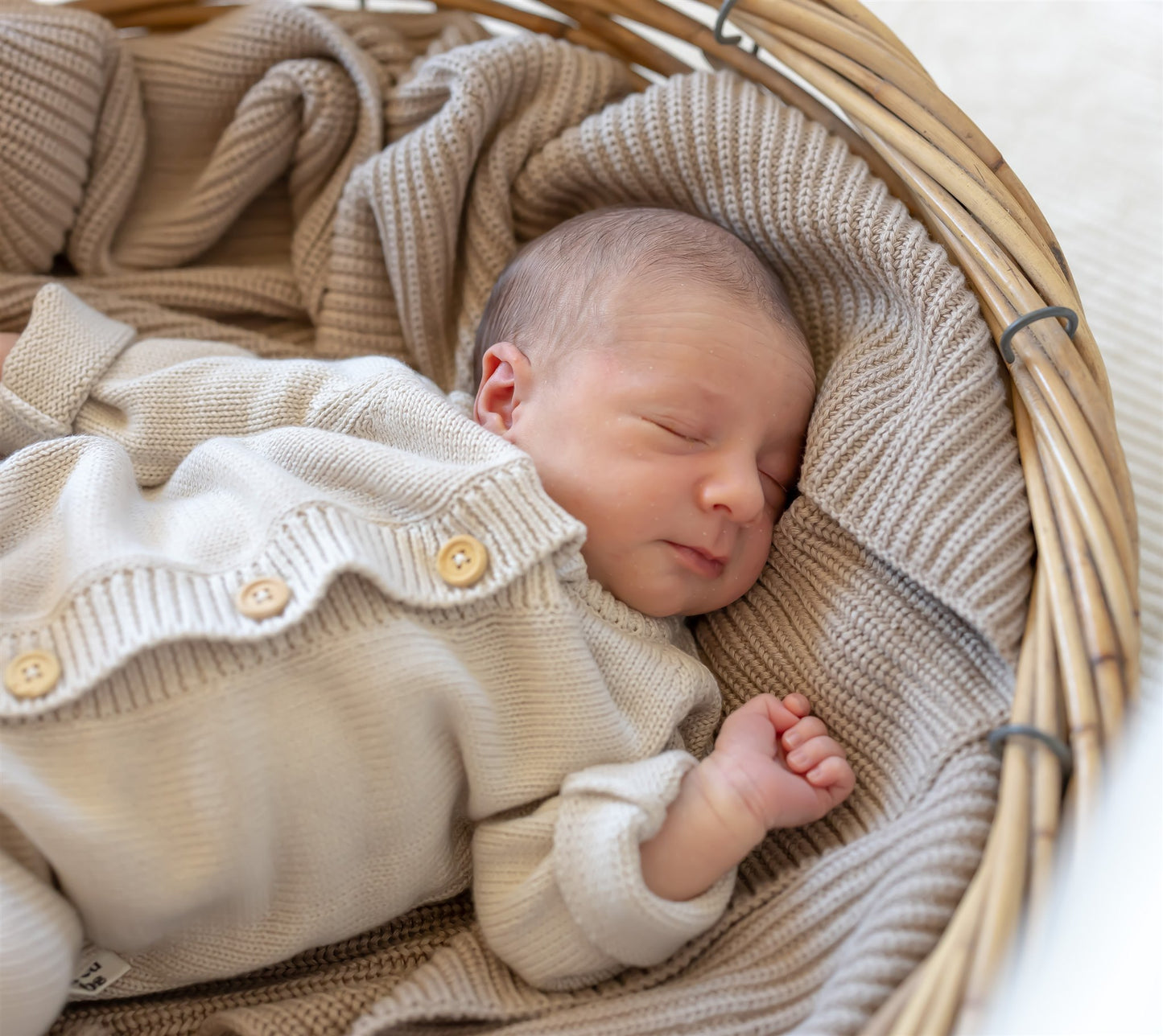 Organic Cotton Knit Blanket