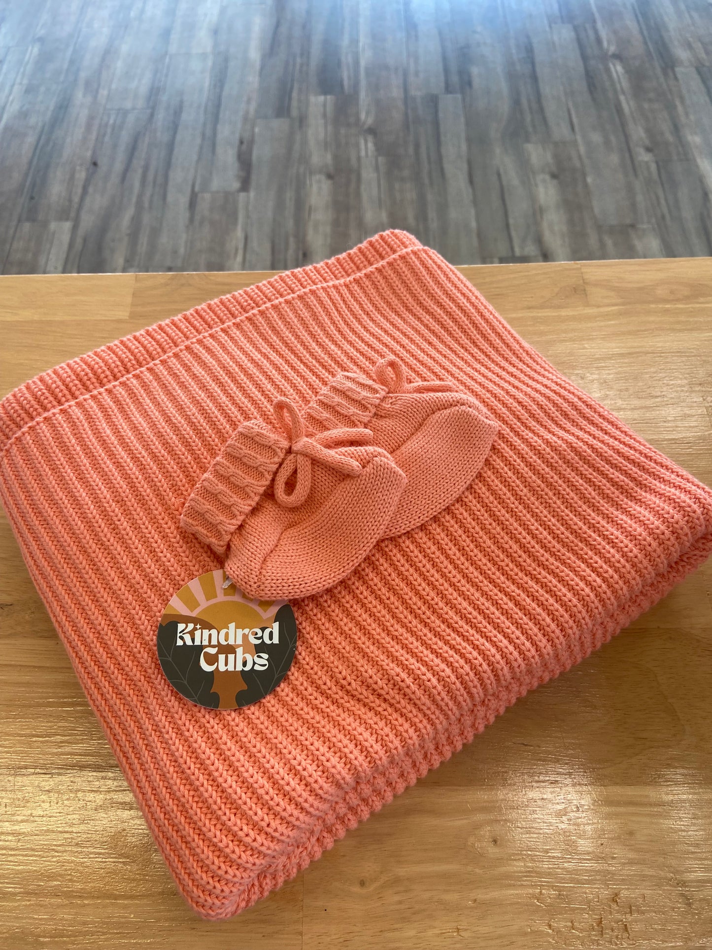Organic Cotton Knit Blanket