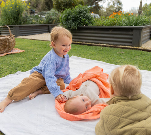 Organic Cotton Knit Blanket