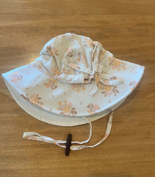 Bloomed Linen Hat - Kids