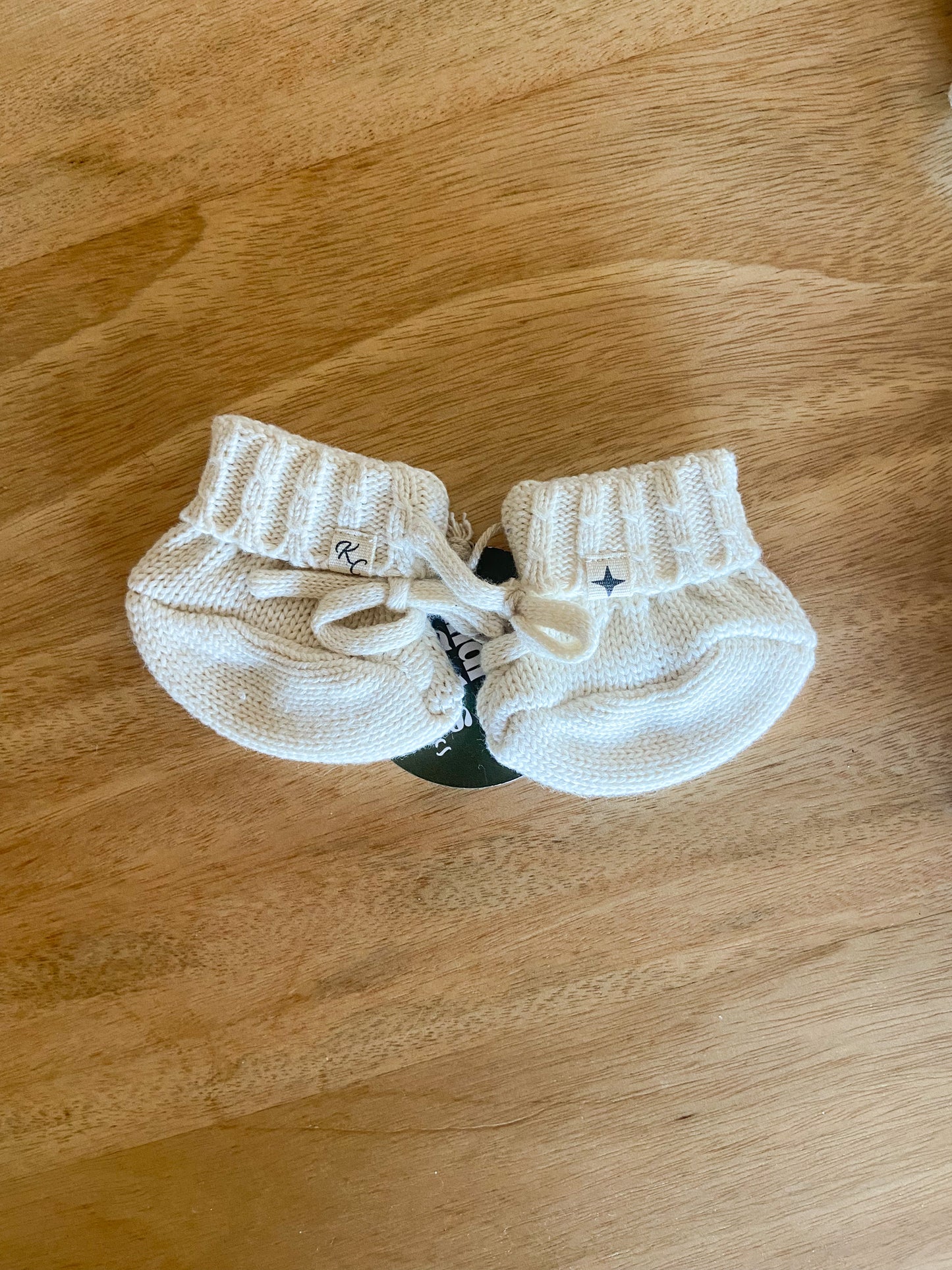 Organic Cotton Baby Booties